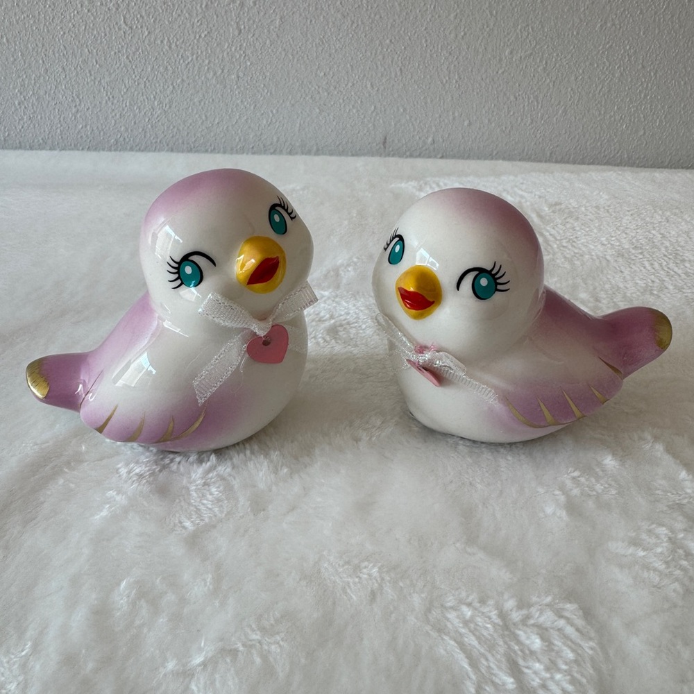 2pcs 2025 Ceramic Looking Straight, and Looking Up Valentine's Day Love …